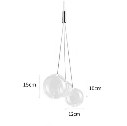 DecorBites™ Bubble Glass Pendant Light: Stylish Nordic Home Decor Lighting