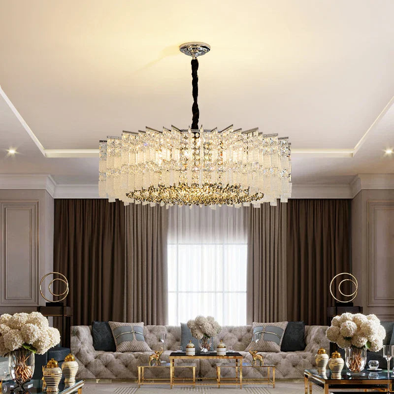 DecorBites™ Crystal Light: Modern Elegant Lighting for Living Room, Dining Room, Bedroom