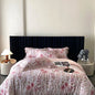 Decobites Eucalyptus Fiber Flowers Print Bedding Set - Soft Silky Cool Feel