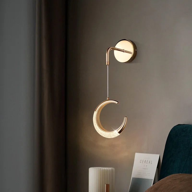 DecorBites™ LED Ring and Moon Lamps Set - Modern Acrylic+Alloy Lighting Collection