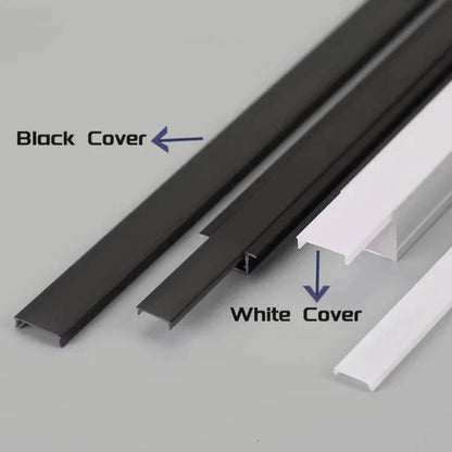 DecorBites™ LED Strip Channel Diffuser for Flexible Replaceable LED Aluminum Profile Light Cover