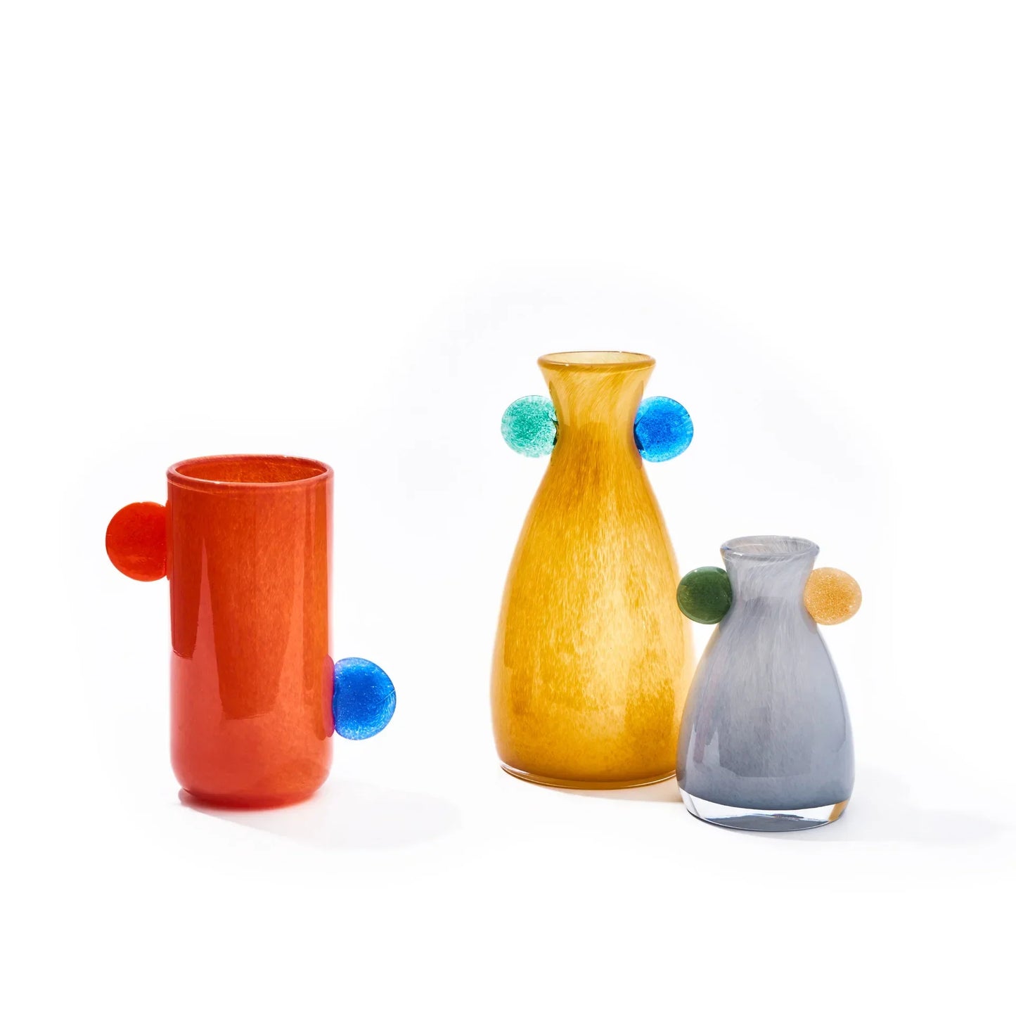 Decorbites™ Geometrische Glasvase - Bunte Akzent-Dekoration für das Zuhause
