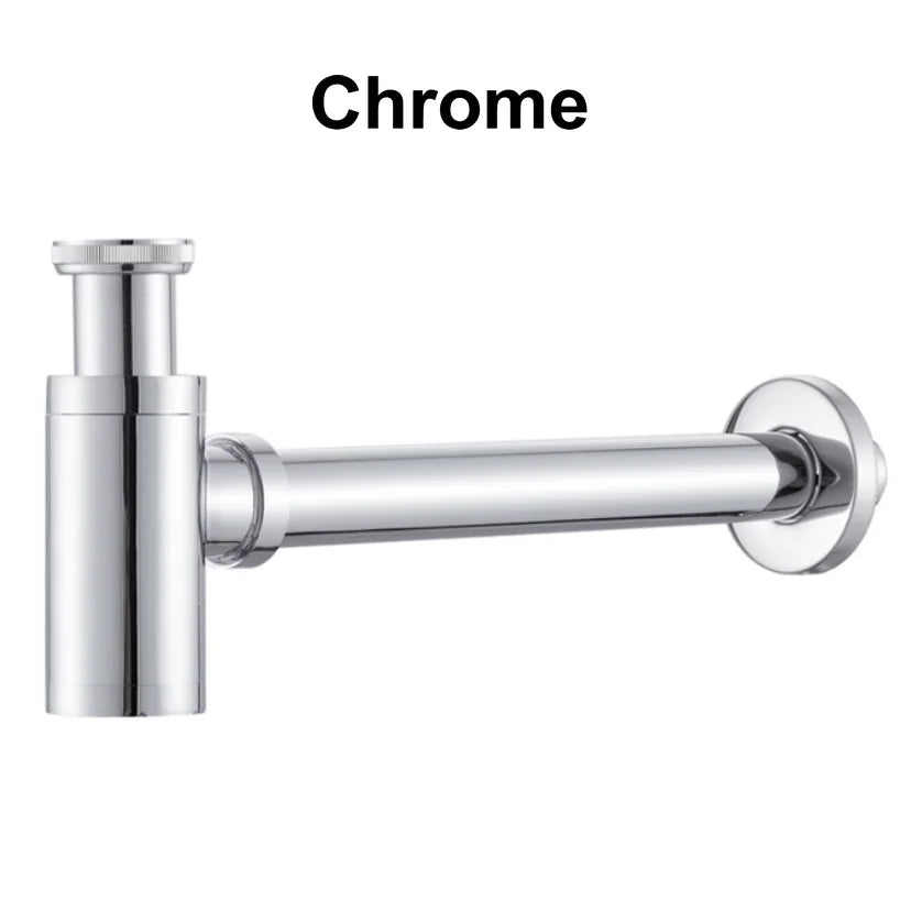 DecorBites™ Brass Air Isolation Deodorant Basin Drain Pipe - Anti-Spill Water Drain