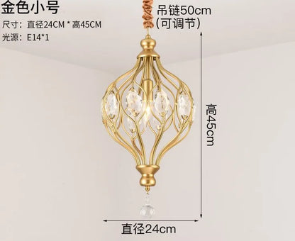 DecorBites™ Art Design Crystal LED Pendant Lights Modern Kitchen Bedroom Decor