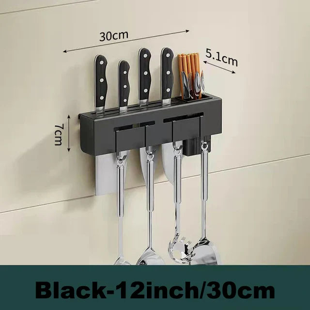 DecorBites™ Kitchen Storage Shelf Knife Chopstick Holder Multi-functional Organizer