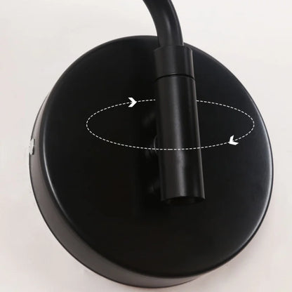 DecorBites™ Acrylic Iron LED Wall Lamp Modern Rotate Black Stair Light