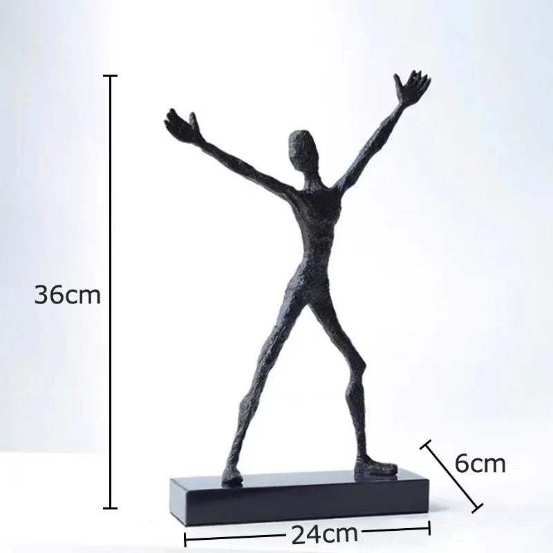 DecorBites™ Abstract Couple Statue for Desk Decoration and Room Aesthetics