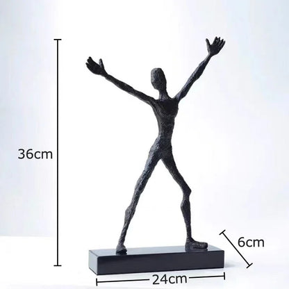 DecorBites™ Abstract Couple Statue for Desk Decoration and Room Aesthetics