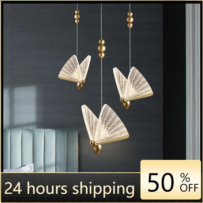 DecorBites™ Butterfly LED Pendant Light for Bedroom and Living Room Decor