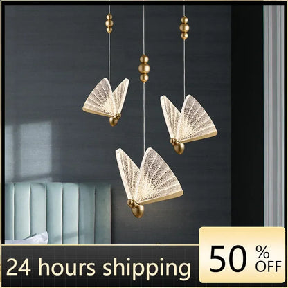 DecorBites™ Butterfly LED Pendant Light for Bedroom and Living Room Decor