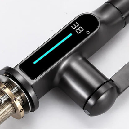 DecorBites™ Digital Display Waterfall Basin Faucet with 3 Modes - Hot Cold Mixer Tap