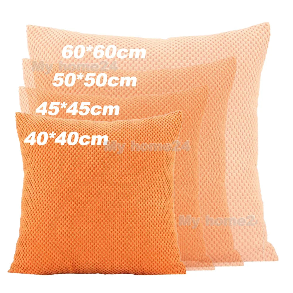 Decorbites™ Kordflanell Maiskernen Kissenbezug in Einheitsfarbe für die Dekoration des Wohnzimmer-Sofas zu Hause