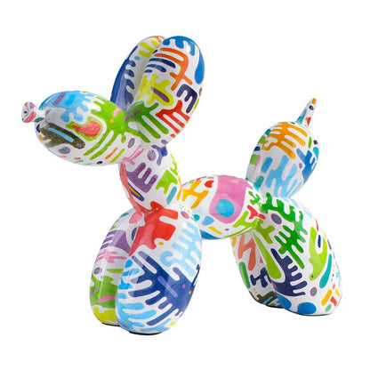DecorBites™ Balloon Dog Figurine: Resin Nordic Home Decor Sculpture & Statue