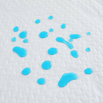 DecorBites™ Bamboo Jacquard Waterproof Fitted Mattress Cover for Queen King Bed