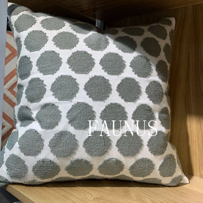 DecorBites™ Leaf Embroidered Cotton Cushion Cover Set - Home Decor Pillow Covers 45x45