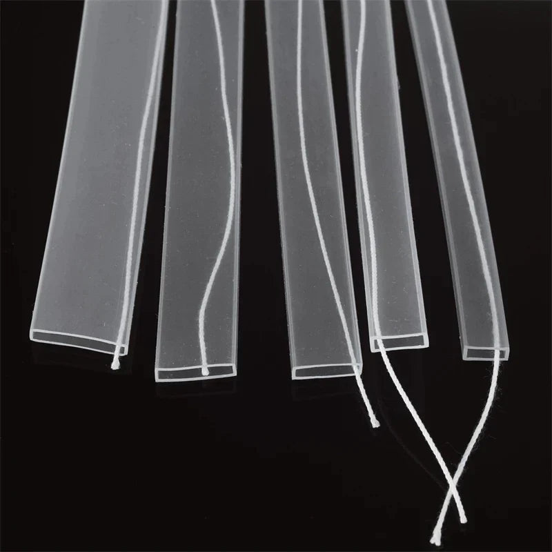 DecorBites™ 12mm LED Silicone Tube Waterproof Strip Light Channel Diffuser for Flexible Lighting