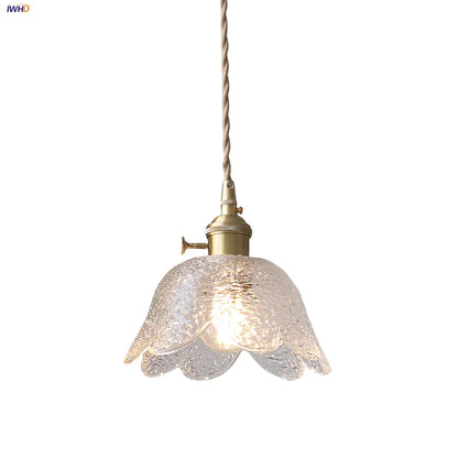 DecorBites™ Clear Glass LED Pendant Lamp for Dining Coffee Restaurantr Aisle - Modern Nordic Design