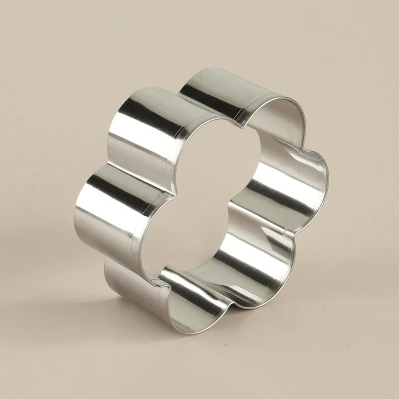 DecorBites™ Easter Cookie Cutter Set for Kids Baking Party, Stainless Steel Mold - 12pcs