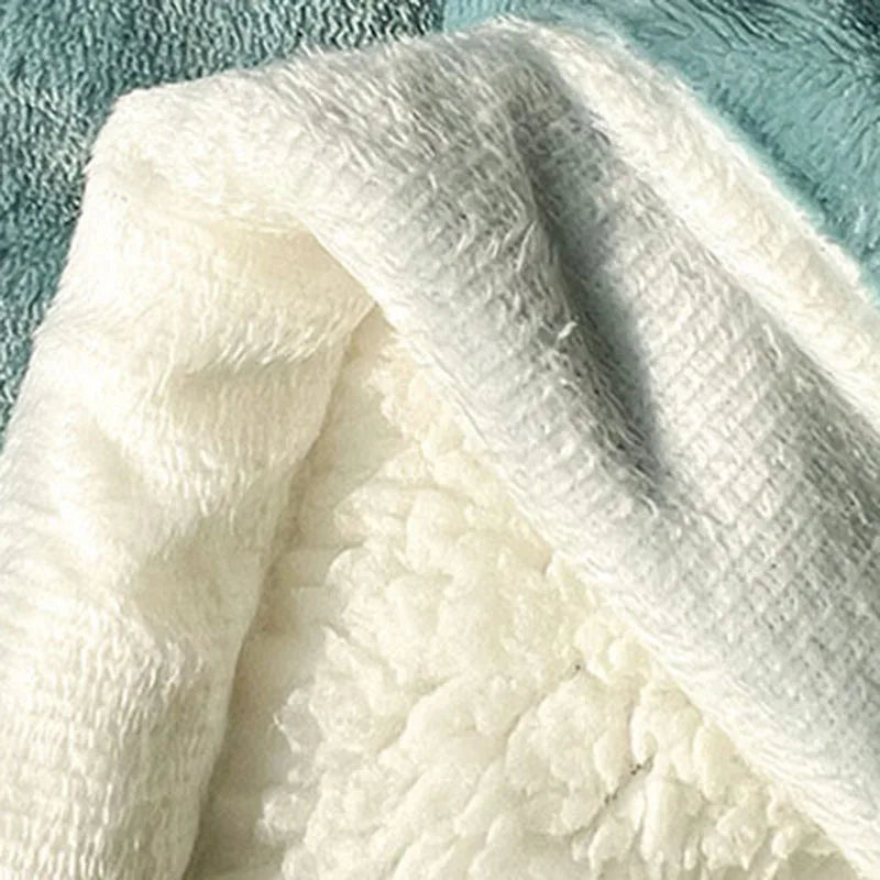 DecorBites™ Cozy Imitation Lamb's Wool Blanket - Warmth for Beds, Adults & Kids
