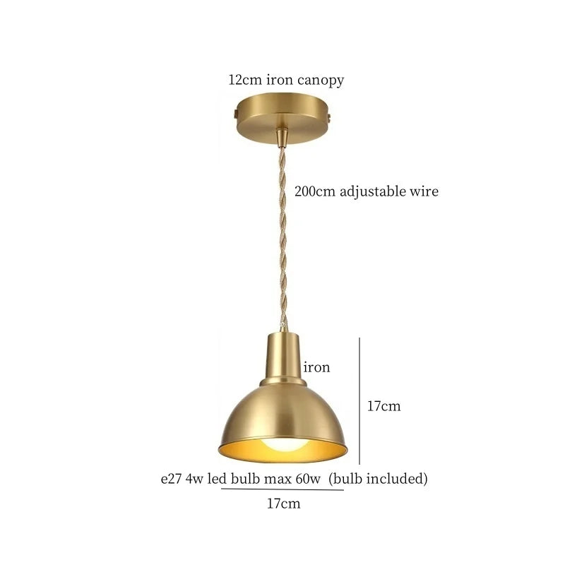 DecorBites™ مصابيح LED معلقة من Iron Art للديكور المنزلي والإضاءة