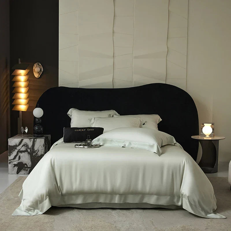 طقم أغطية سرير DecorBites™ 1000TC من ألياف الليوسيل أوكالبتوس لملمس حريري فائق النعومة