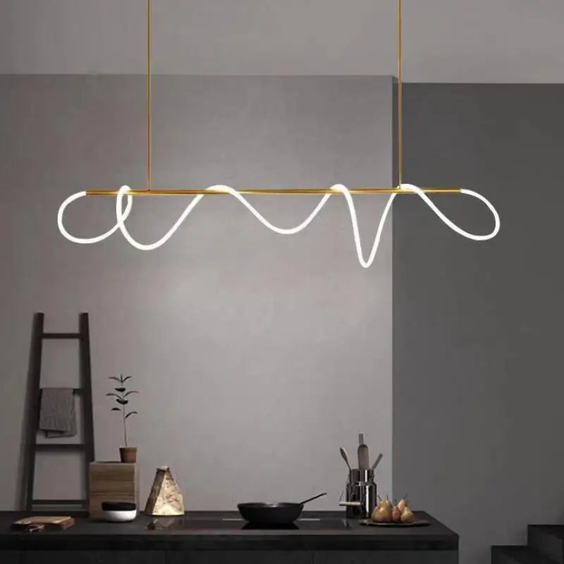 Lámpara colgante de manguera larga LED Decorbites™ para comedor, cocina o bar
