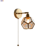 Clear Glass Bedside Lamp