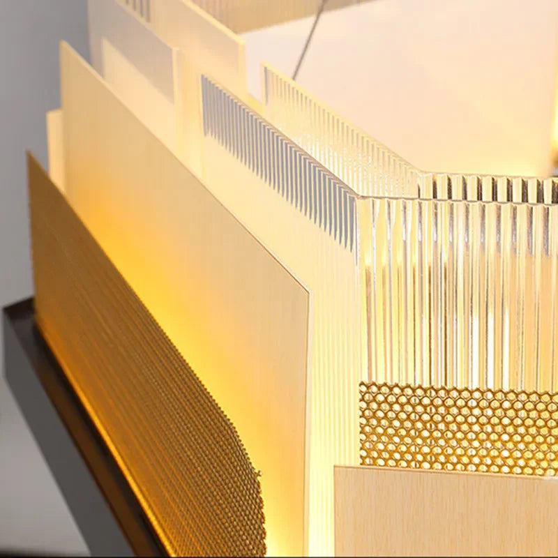 DecorBites™ LED Chandelier: Postmodern Art Lamp for Designer Living Room, Bar, Restaurant.