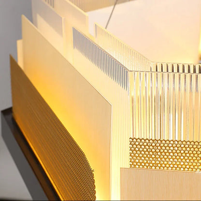 DecorBites™ LED Chandelier: Postmodern Art Lamp for Designer Living Room, Bar, Restaurant.