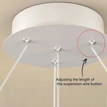 DecorBites™ Circular Iron Ball Pendant Chandelier LED Lighting Fixtures