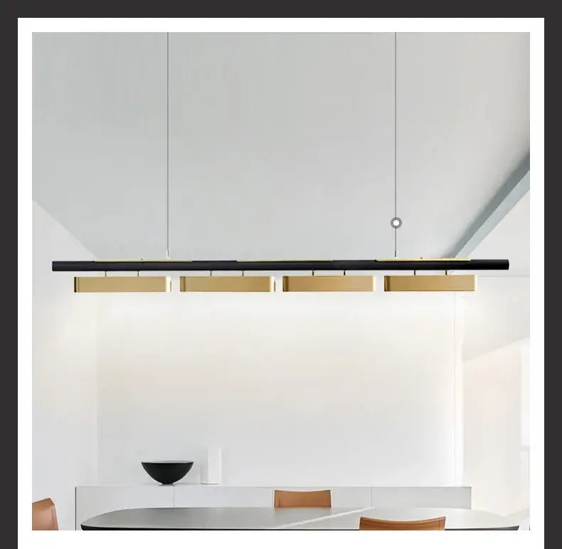 DecorBites™ LED Strip Pendant Lights for Modern Home Dining