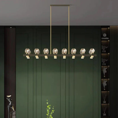 DecorBites™ Crystal Chandelier Luxury Pendant Light for Living and Dining Room