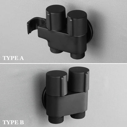 DecorBites™ Brass Bidet Faucet Set for Wall Mounted Toilet - Dual Purpose Bathroom Sprayer