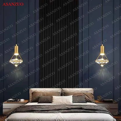 Aplique de pared LED DecorBites™ Crystal Diamond para una iluminación decorativa de lujo en el hogar.