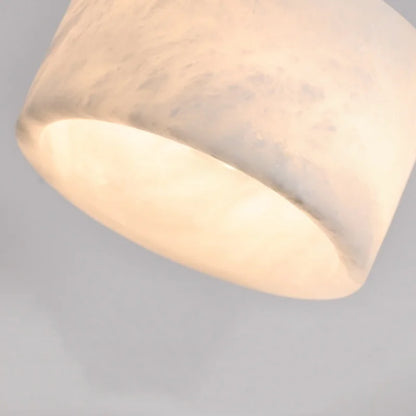 DecorBites™ Iron Marble LED Pendant Light Fixture Modern Hanging Lamp Interior Decor