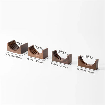 Decorbites™ Espressofilter-Siebhalter Holzständer für Portafilter-Puck-Siebe