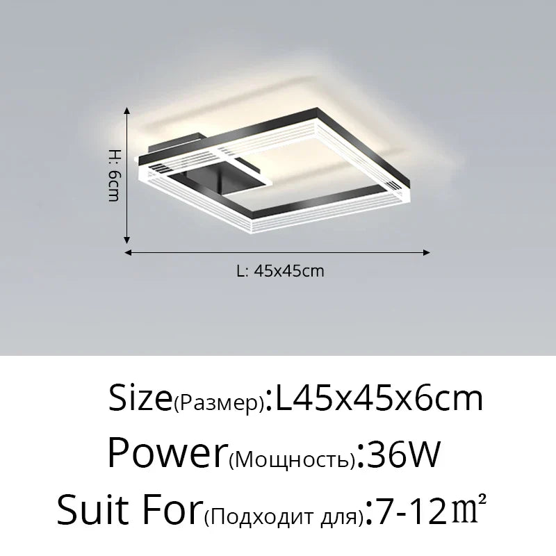 ثريا دائرية من الأكريليك من DecorBites™ - ديكور إضاءة داخلي عصري لغرفة المعيشة