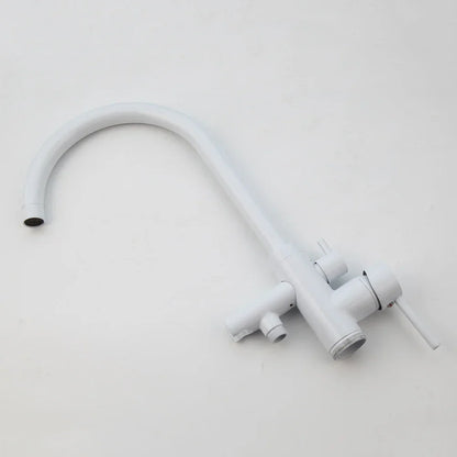 Juego de grifería para bañera DecorBites™ de doble manija con ducha de mano, mezclador de agua fría y caliente para montaje en piso.