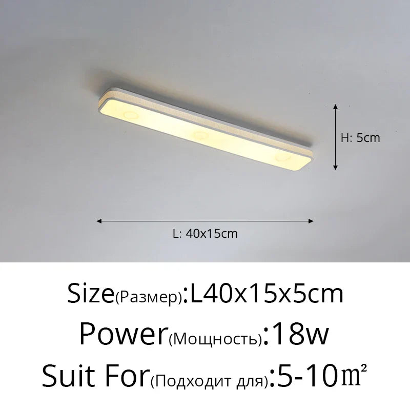 Sleek LED Ceiling Chandelier