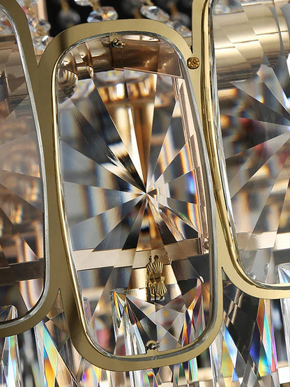 DecorBites™ Elegant Crystal Chandelier LED Lighting for Living Room - Modern Luxury Design