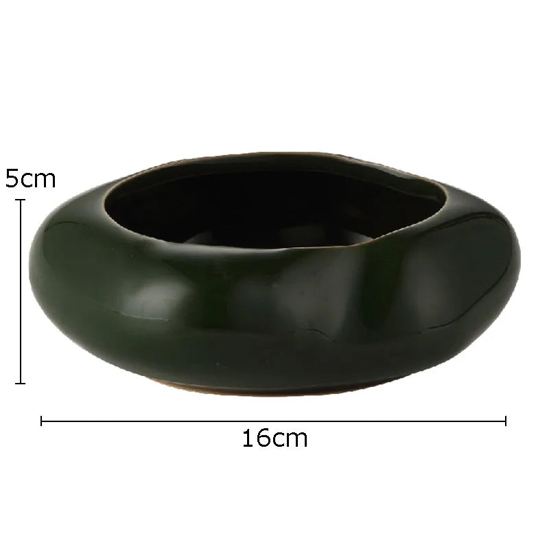 DecorBites™ Lotus Seedpod Ceramic Vase Artificial Flower Pot Modern Desk Decor