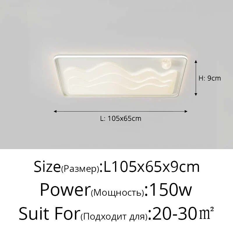 DecorBites™ LED Chandelier: Modern Lighting Fixture for Home Decor, White Lustre Lights