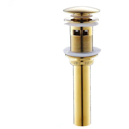 Grifo de Lavabo de Latón Dorado Decorbites™ Mezclador de Agua Fría y Caliente para Fregadero Montaje en Cubierta