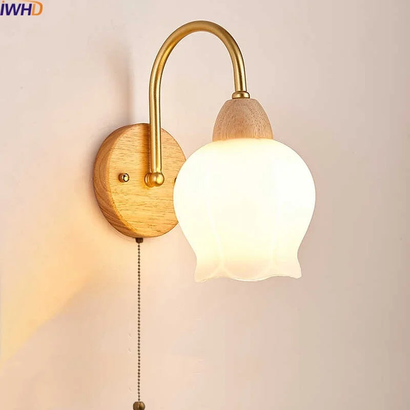 DecorBites™ LED Wall Lamps: Nordic Modern Design for Home Decor, Living Room, Bar, Stair - Pull Chain Switch