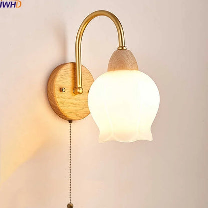 DecorBites™ LED Wall Lamps: Nordic Modern Design for Home Decor, Living Room, Bar, Stair - Pull Chain Switch