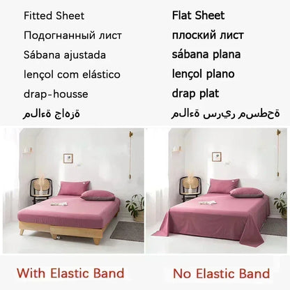 DecorBites™ High-Density Milk Fleece Duvet Set with Winter Warmth King Bedding & Plush Blanket Cover