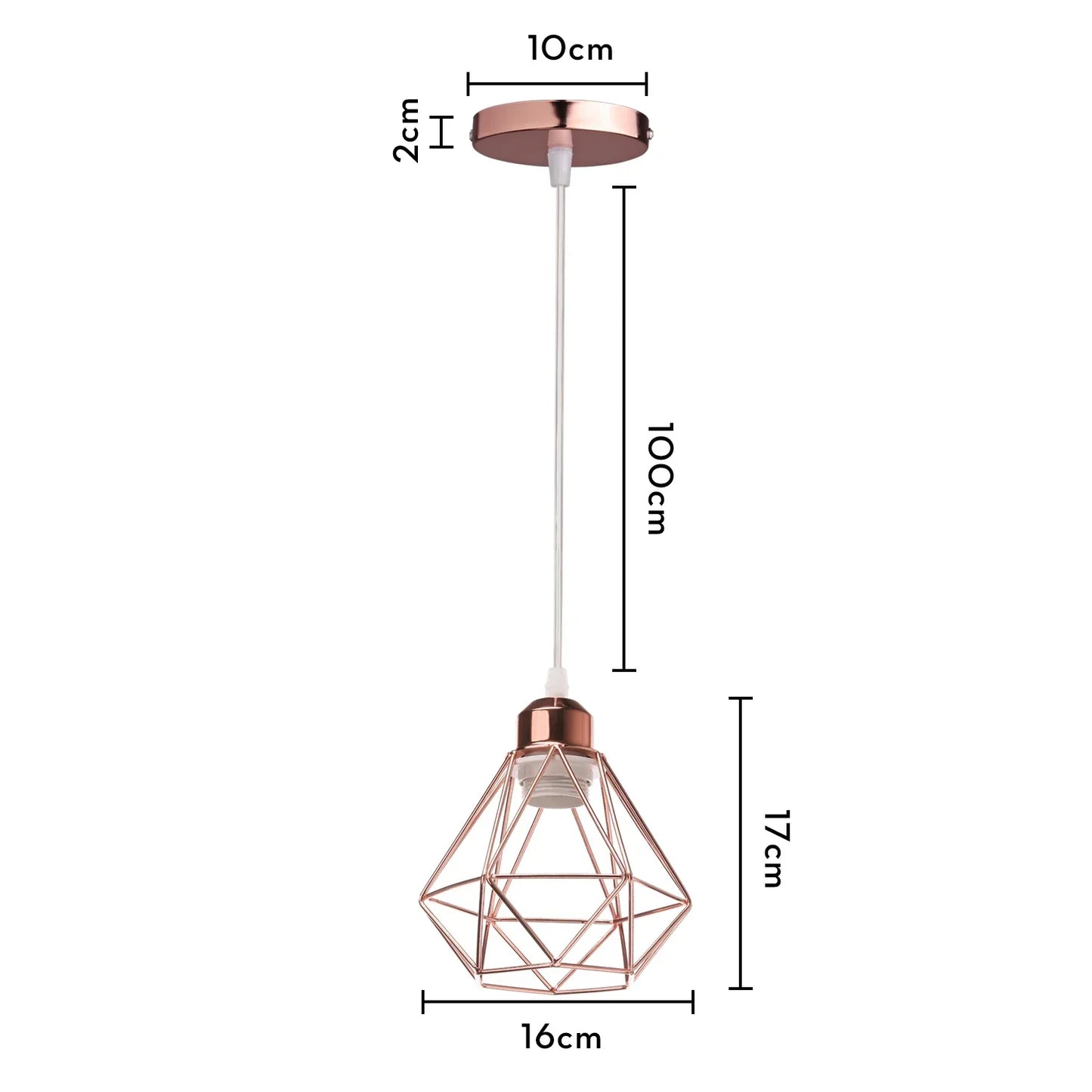DecorBites™ Industrial Retro Loft LED Pendant Light for Home Living Room Kitchen