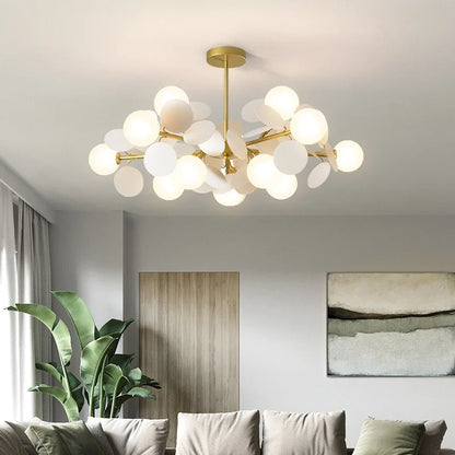 Scandinavian Style Chandelier For The Children's Room Nursery Bedroom Modern Led Chandeliers Living Room With Petals Lighting