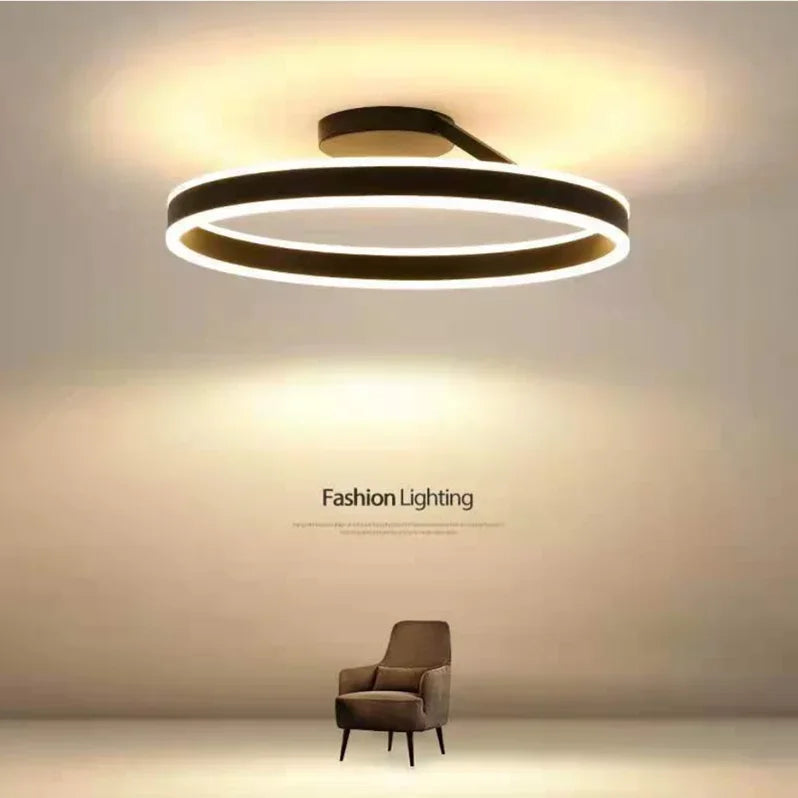 Decorbites™ Lámpara de Techo LED Regulable para Dormitorio Sala de Estar Comedor Iluminación Colgante Minimalista