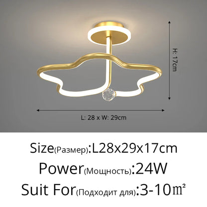 DecorBites™ LED Ceiling Light Chandelier for Home Decor Lighting Fixture